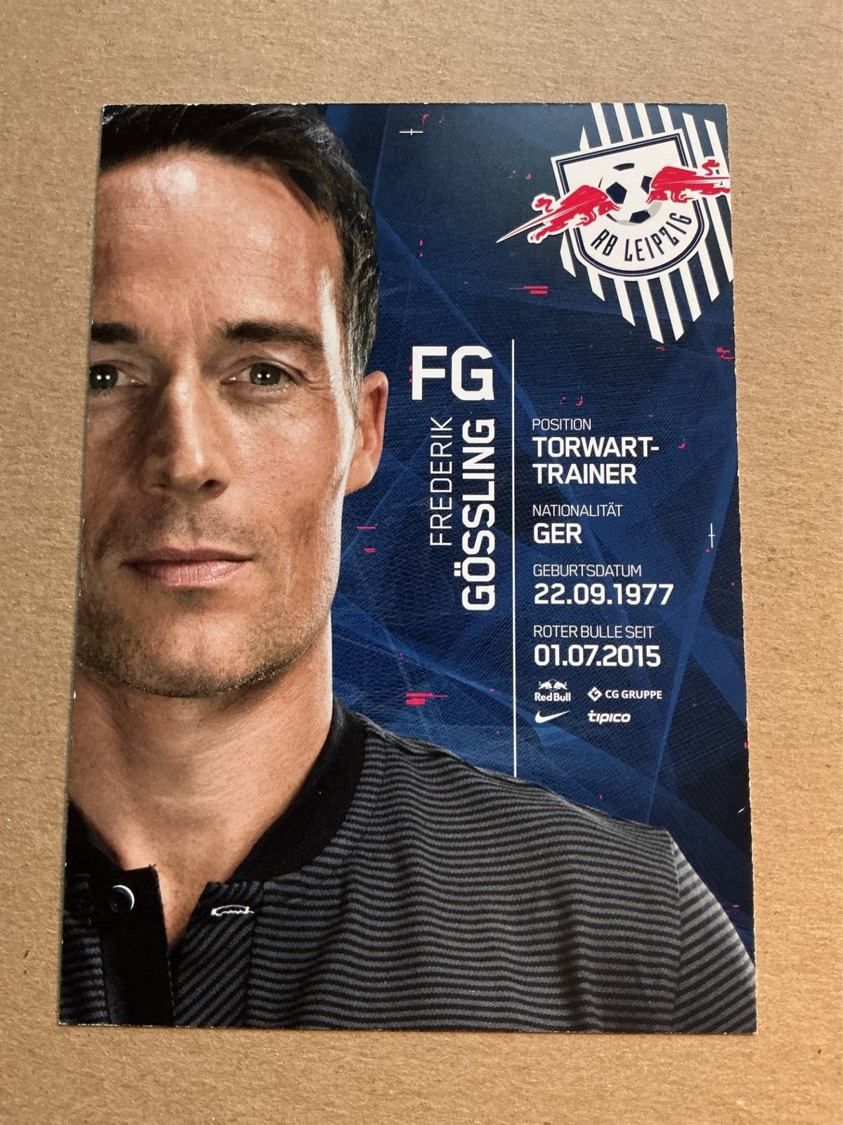 Frederik Gössling, Germany 🇩🇪 RB Leipzig 2017/18 hand signed - Autographs-World