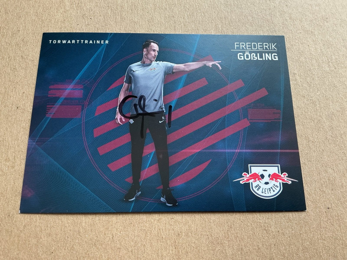 Frederik Gößling, Germany 🇩🇪 RB Leipzig 2018/19 hand signed - Autographs-World
