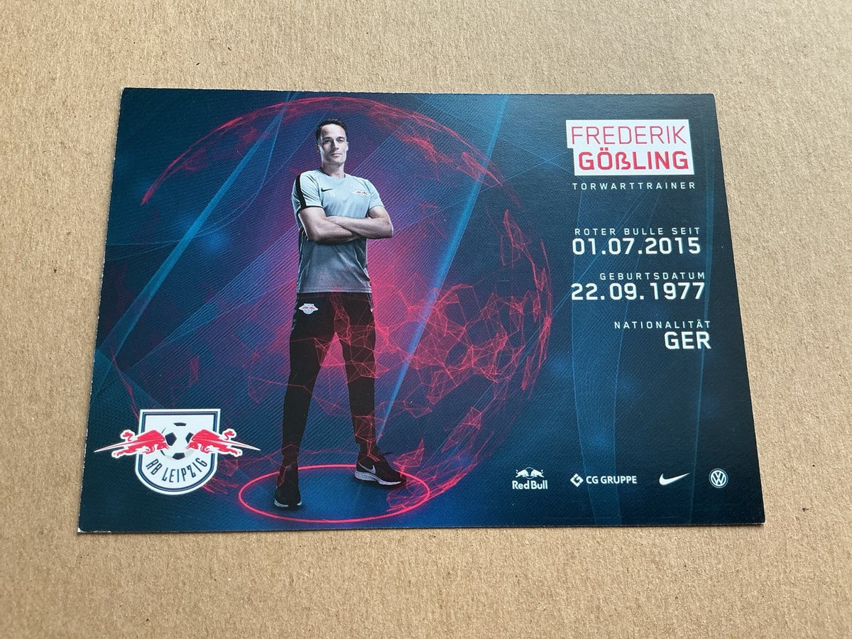 Frederik Gößling, Germany 🇩🇪 RB Leipzig 2018/19 hand signed - Autographs-World