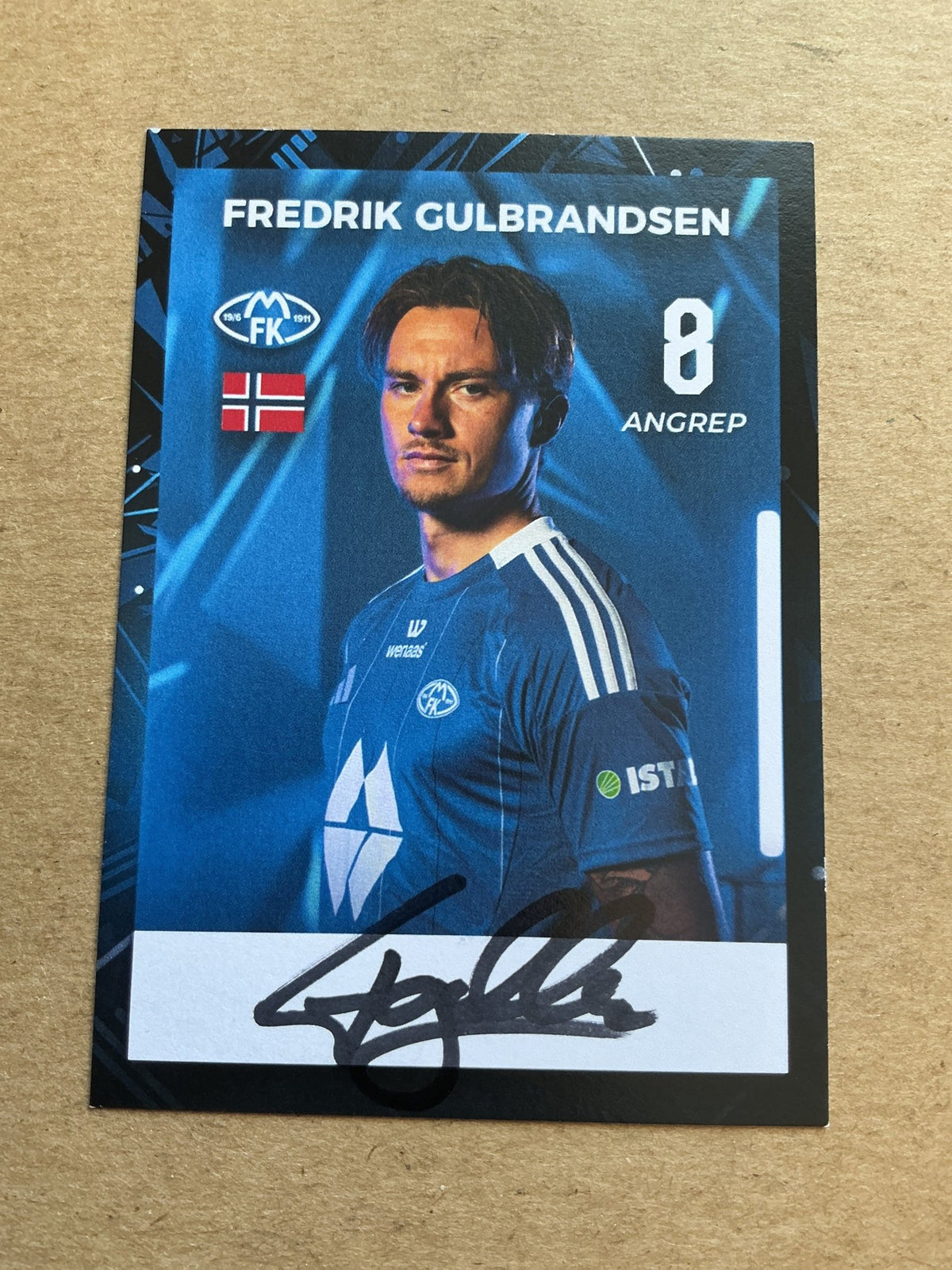Fredrik Gulbrandsen, Norway 🇳🇴 Molde FK 2024/25 hand signed - Autographs-World