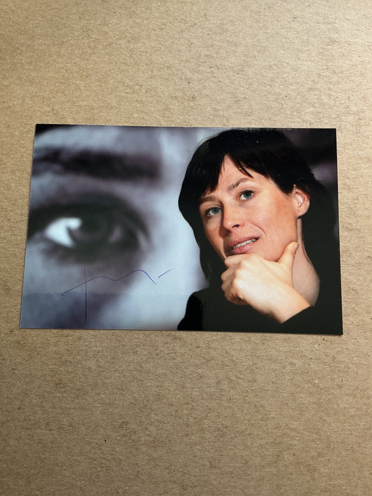Freya Van den Bossche, Belgium 🇧🇪 Minister of Finance hand signed - Autographs-World