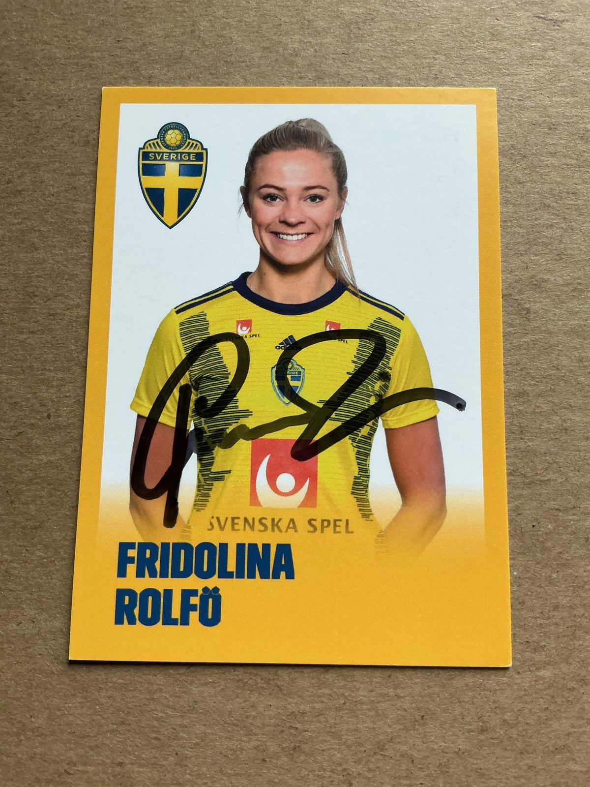 Fridolina Rolfö, Sweden 🇸🇪 UEFA Women’s Euro 2022 hand signed - Autographs-World