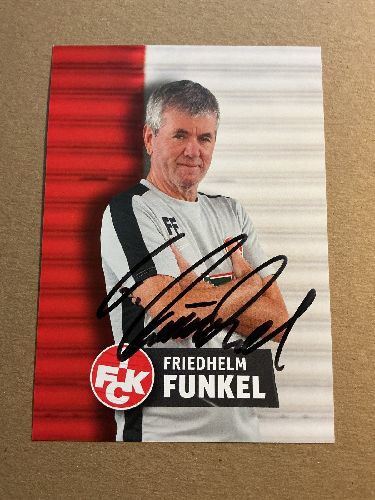Friedhelm Funkel, Germany 🇩🇪 1.FC Kaiserslautern 2023/24 hand signed - Autographs-World