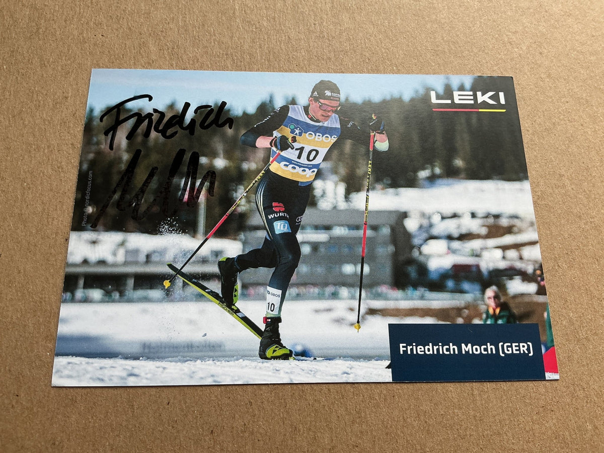 Friedrich Moch, Germany 🇩🇪 Cross Country Winter 2021/22 hand signed - Autographs-World