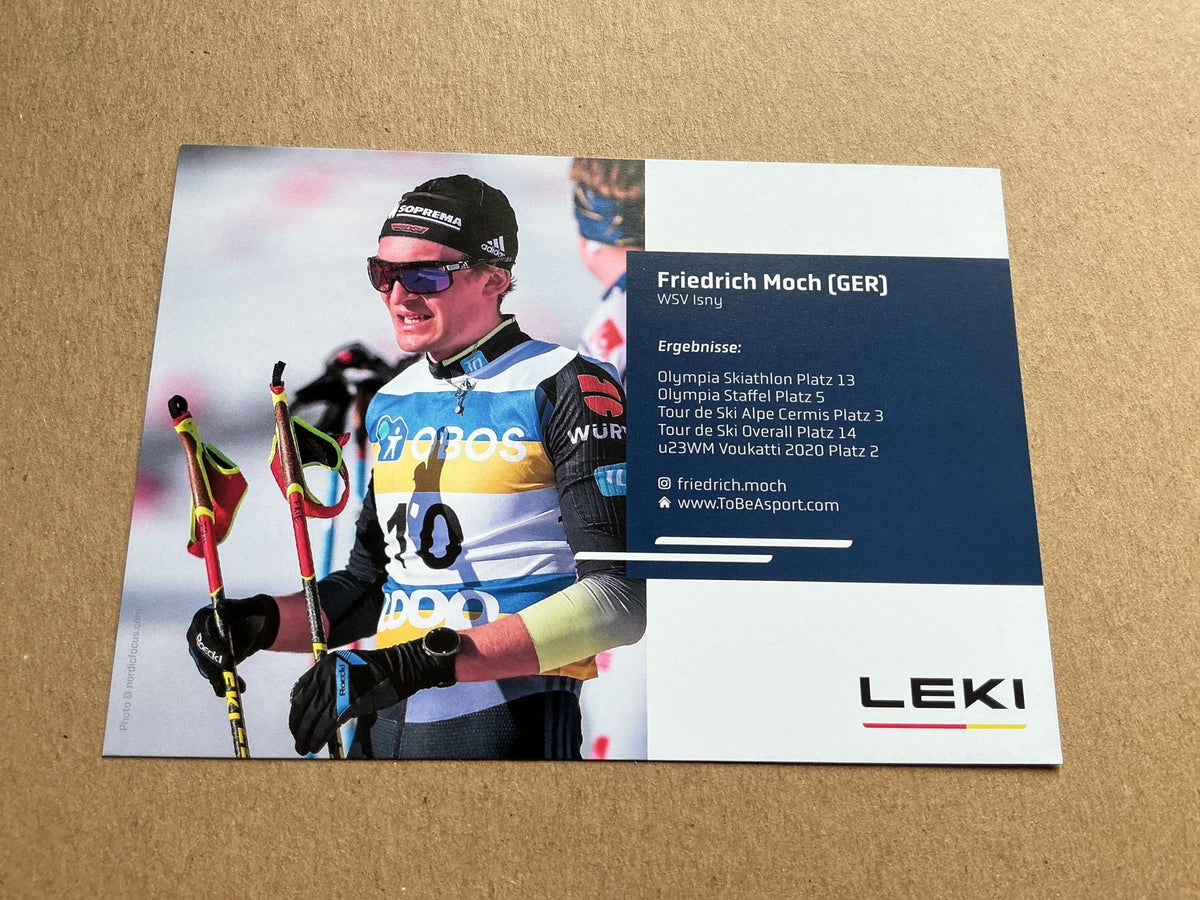 Friedrich Moch, Germany 🇩🇪 Cross Country Winter 2021/22 hand signed - Autographs-World