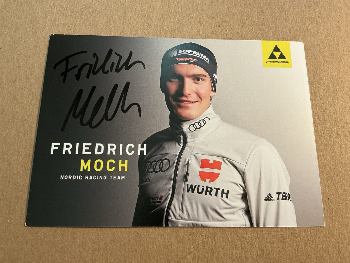 Friedrich Moch, Germany 🇩🇪 Nordic Combined Winter 2022/23 hand signed - Autographs-World