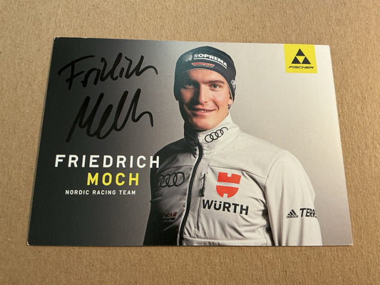 Friedrich Moch, Germany 🇩🇪 Nordic Combined Winter 2022/23 hand signed - Autographs-World