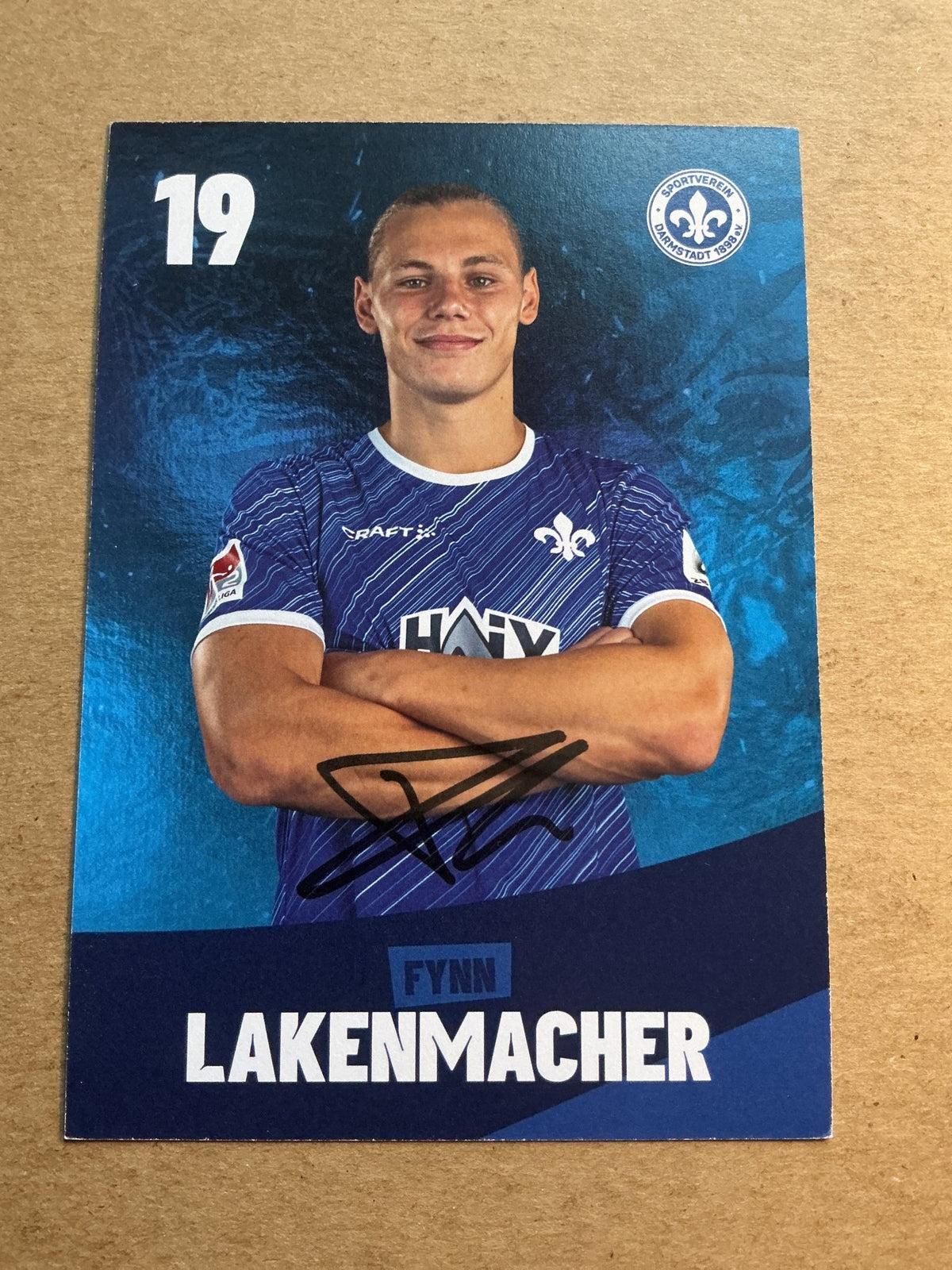 Fynn Lakenmacher, Germany 🇩🇪 SV Darmstadt 98 2023/24 hand signed - Autographs-World