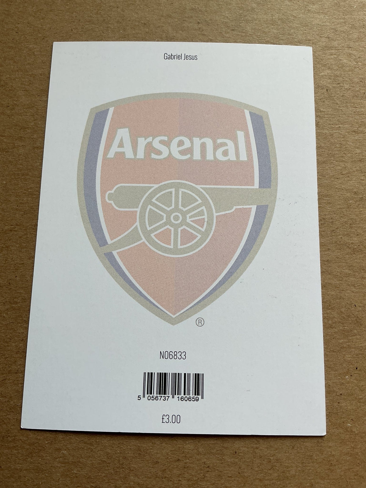 Gabriel Jesus, Brazil 🇧🇷 Arsenal FC 2024/25 hand signed - Autographs-World