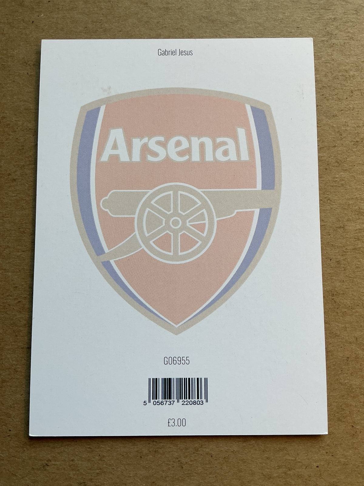 Gabriel Jesus, Brazil 🇧🇷 Arsenal FC 2025/26 hand signed - Autographs-World
