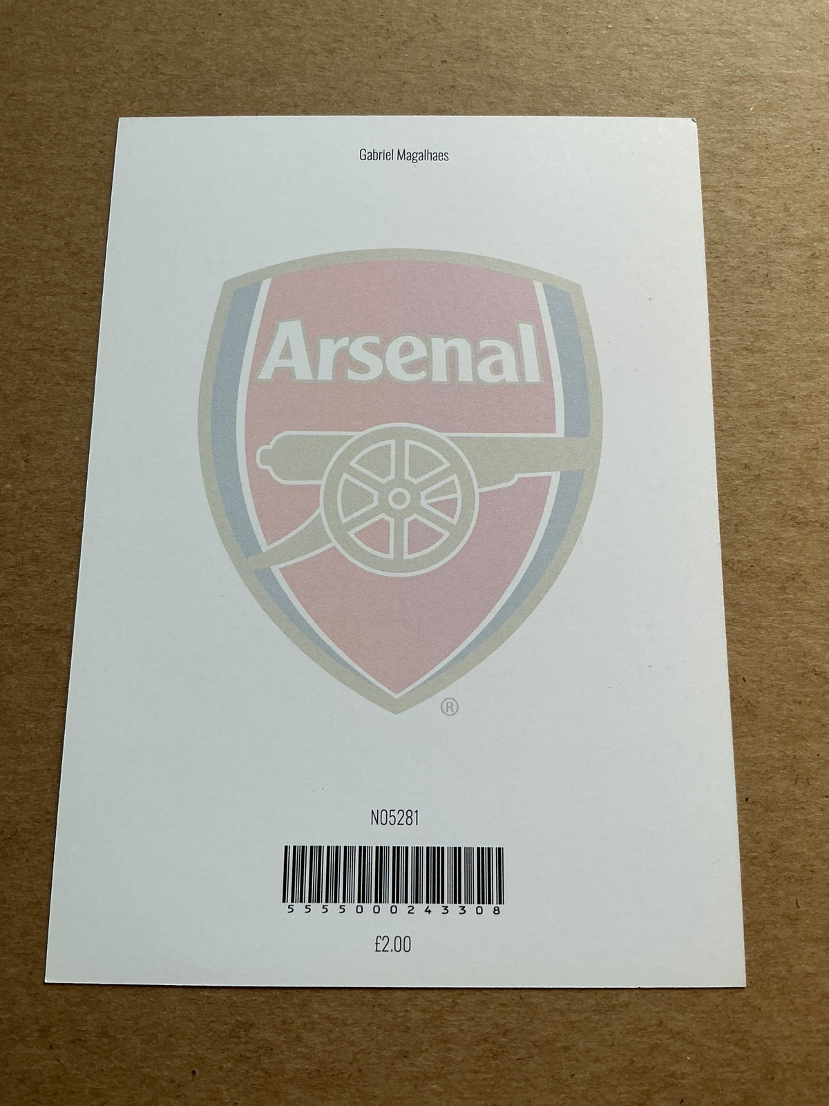 Gabriel Magalhaes, Brazil 🇧🇷 Arsenal FC 2022/23 hand signed - Autographs-World
