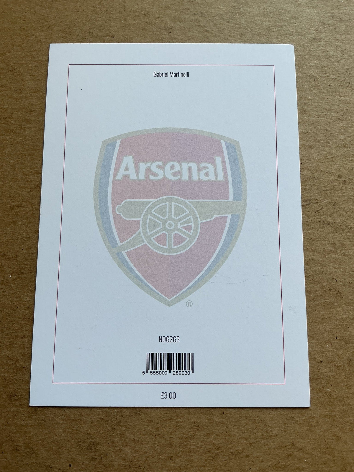 Gabriel Martinelli, Brazil 🇧🇷 Arsenal FC 2023/24 hand signed - Autographs-World