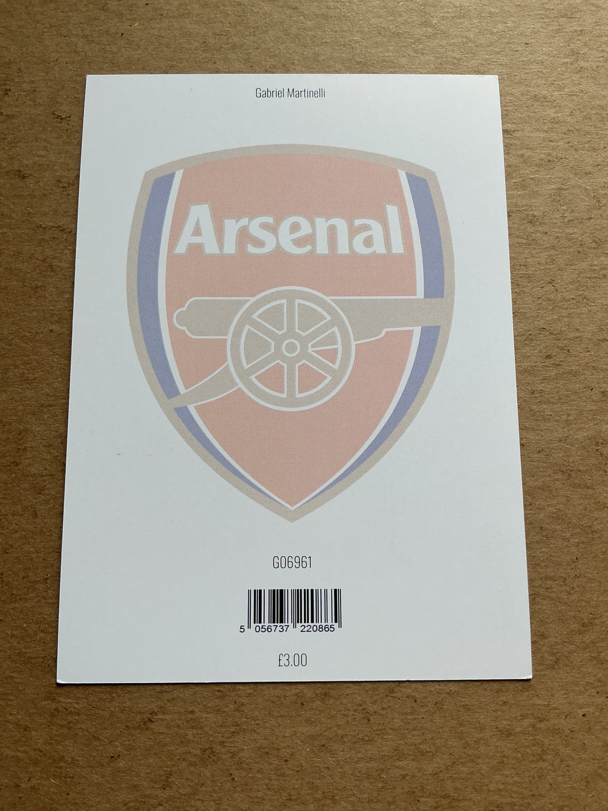 Gabriel Martinelli, Brazil 🇧🇷 Arsenal FC 2025/26 hand signed - Autographs-World