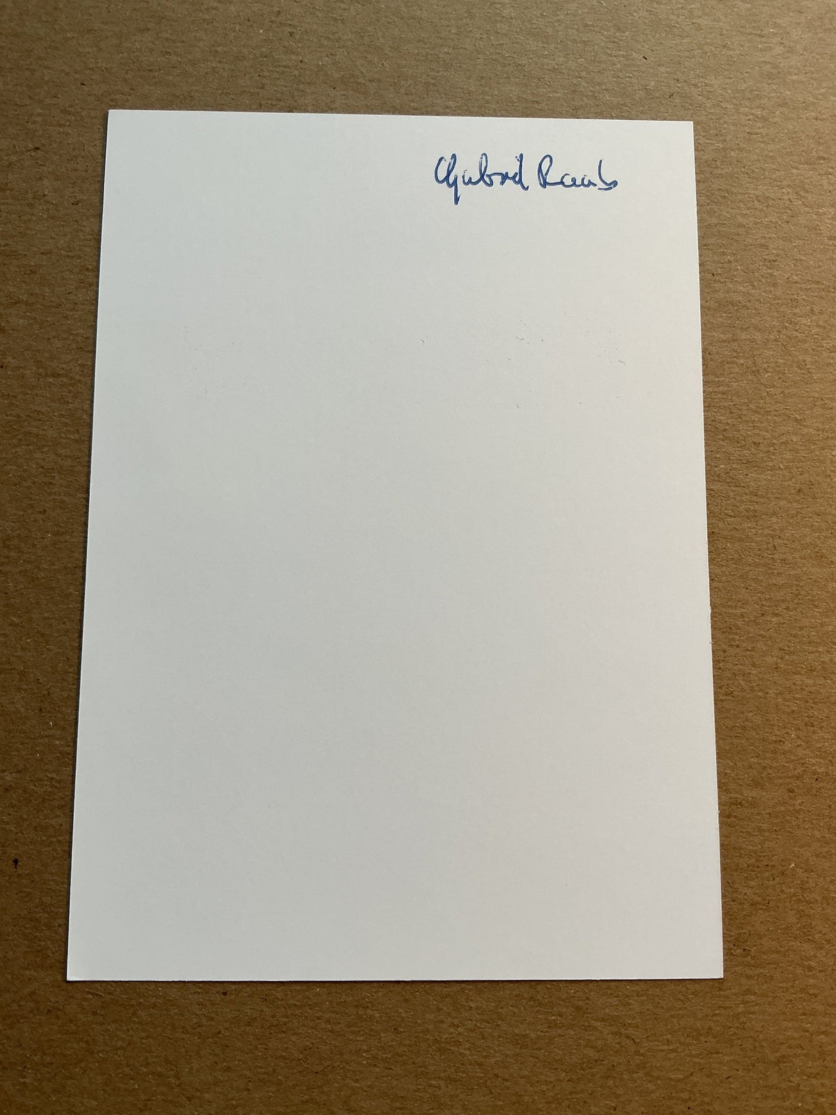 Gabriel Raab, Germany 🇩🇪 Actor 2024 hand signed - Autographs-World