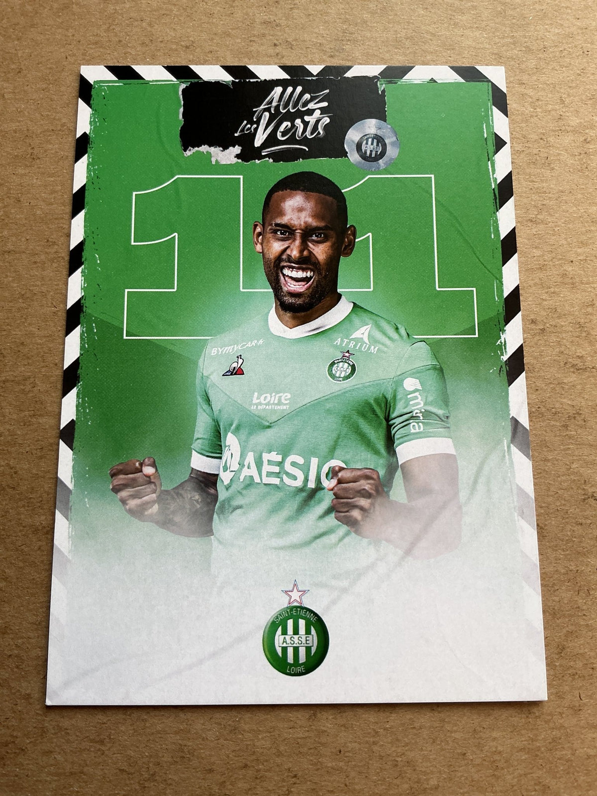 Gabriel Silva, Brazil 🇧🇷 AS Saint-Étienne 2020/21 hand signed - Autographs-World