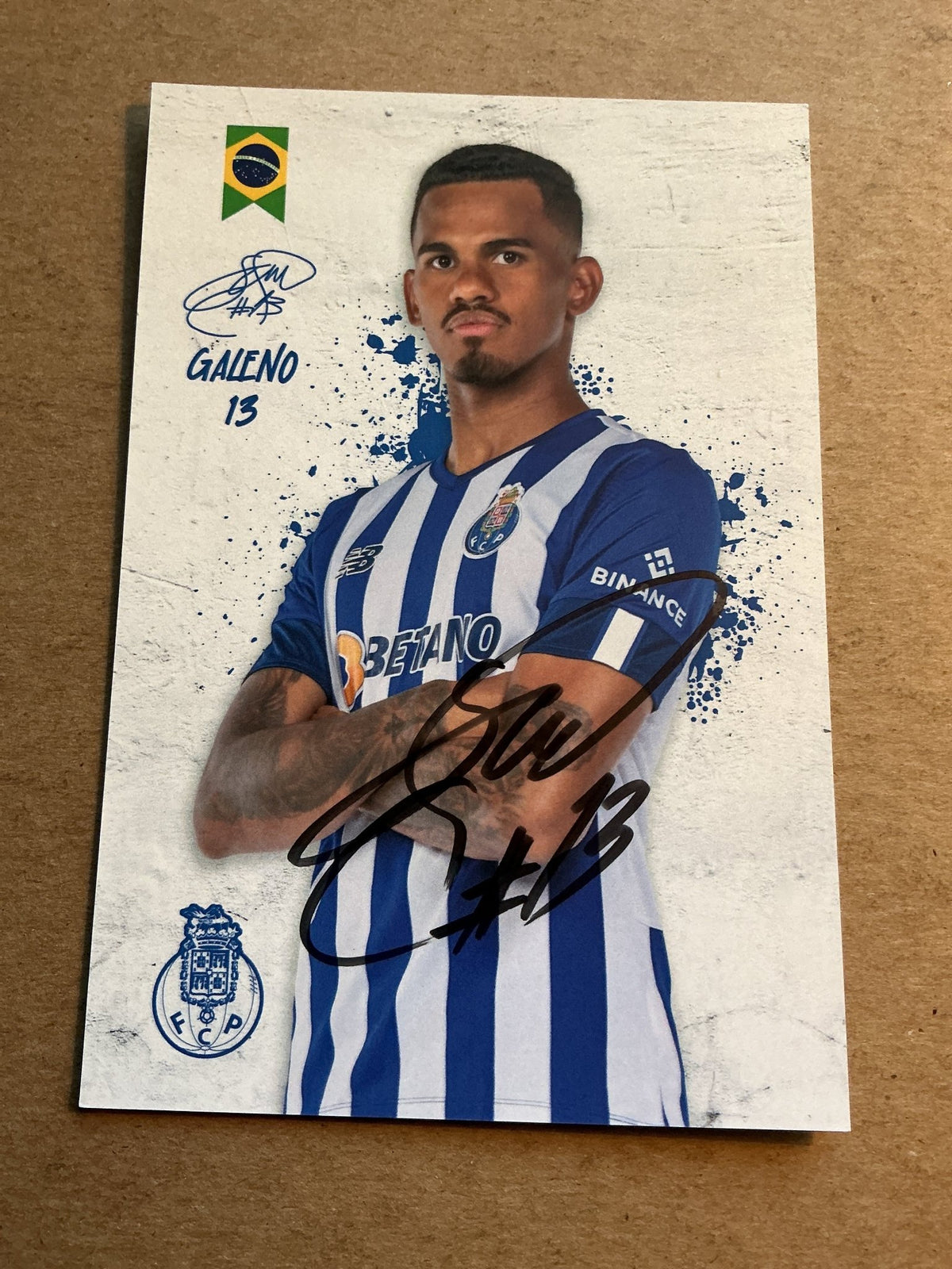 Galeno, Brazil 🇧🇷 FC Porto 2022/23 hand signed - Autographs-World