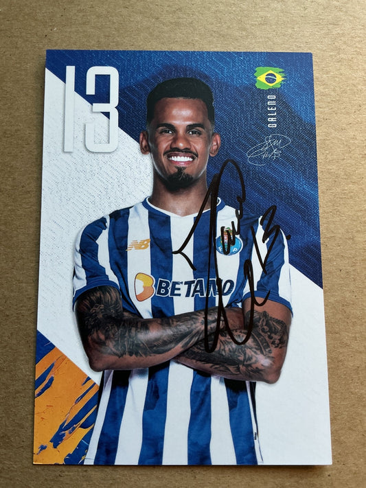 Galeno, Brazil 🇧🇷 FC Porto 2024/25 hand signed - Autographs-World