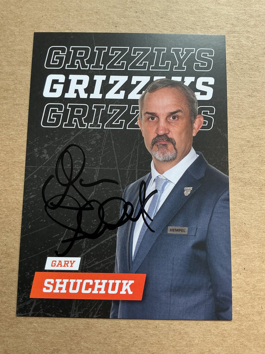 Gary Shuchuk, Canada 🇨🇦 Grizzlys Wolfsburg 2024/25 hand signed - Autographs-World
