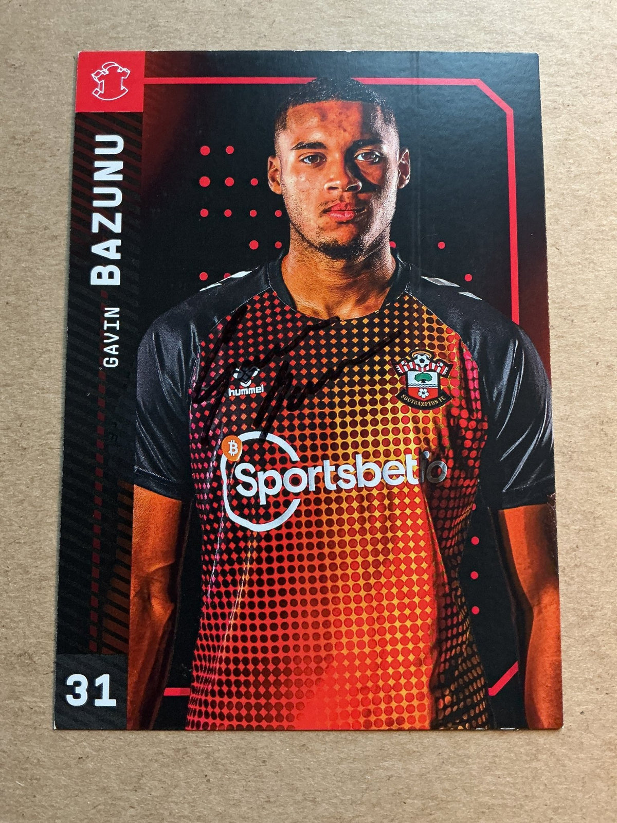 Gavin Bazunu, Ireland 🇮🇪 Southampton FC 2022/23 hand signed - Autographs-World