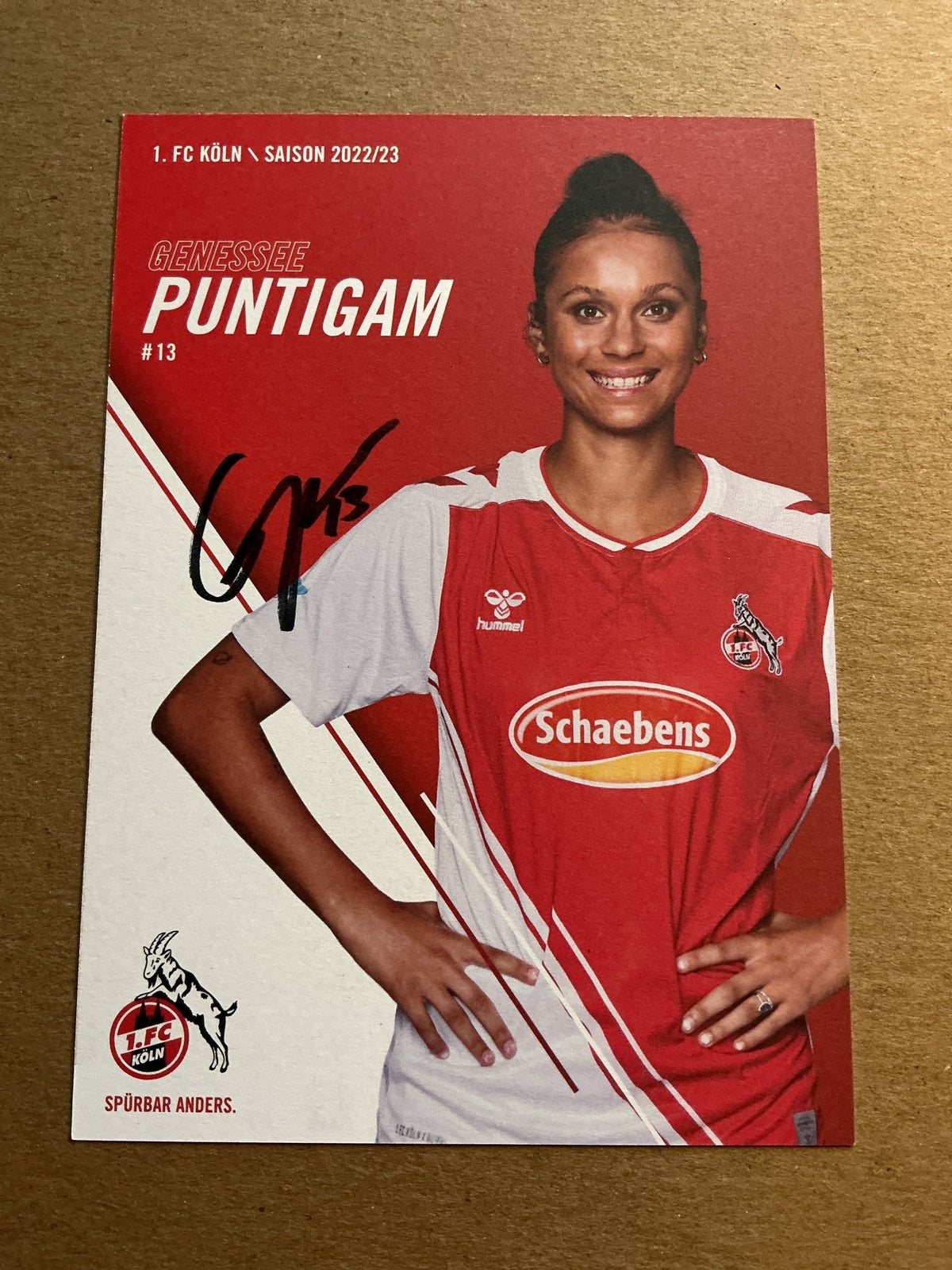 Genessee Puntigam, USA 🇺🇸 1.FC Köln 2022/23 hand signed - Autographs-World