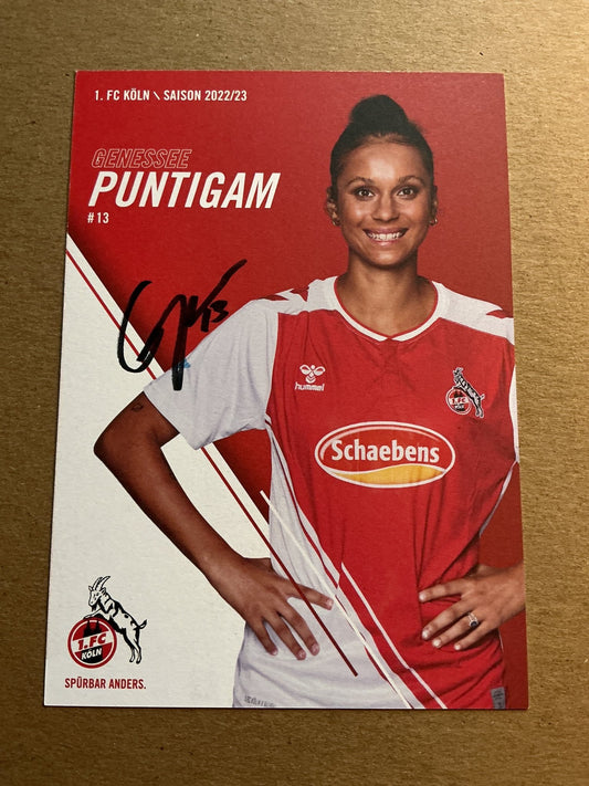 Genessee Puntigam, USA 🇺🇸 1.FC Köln 2022/23 hand signed - Autographs-World