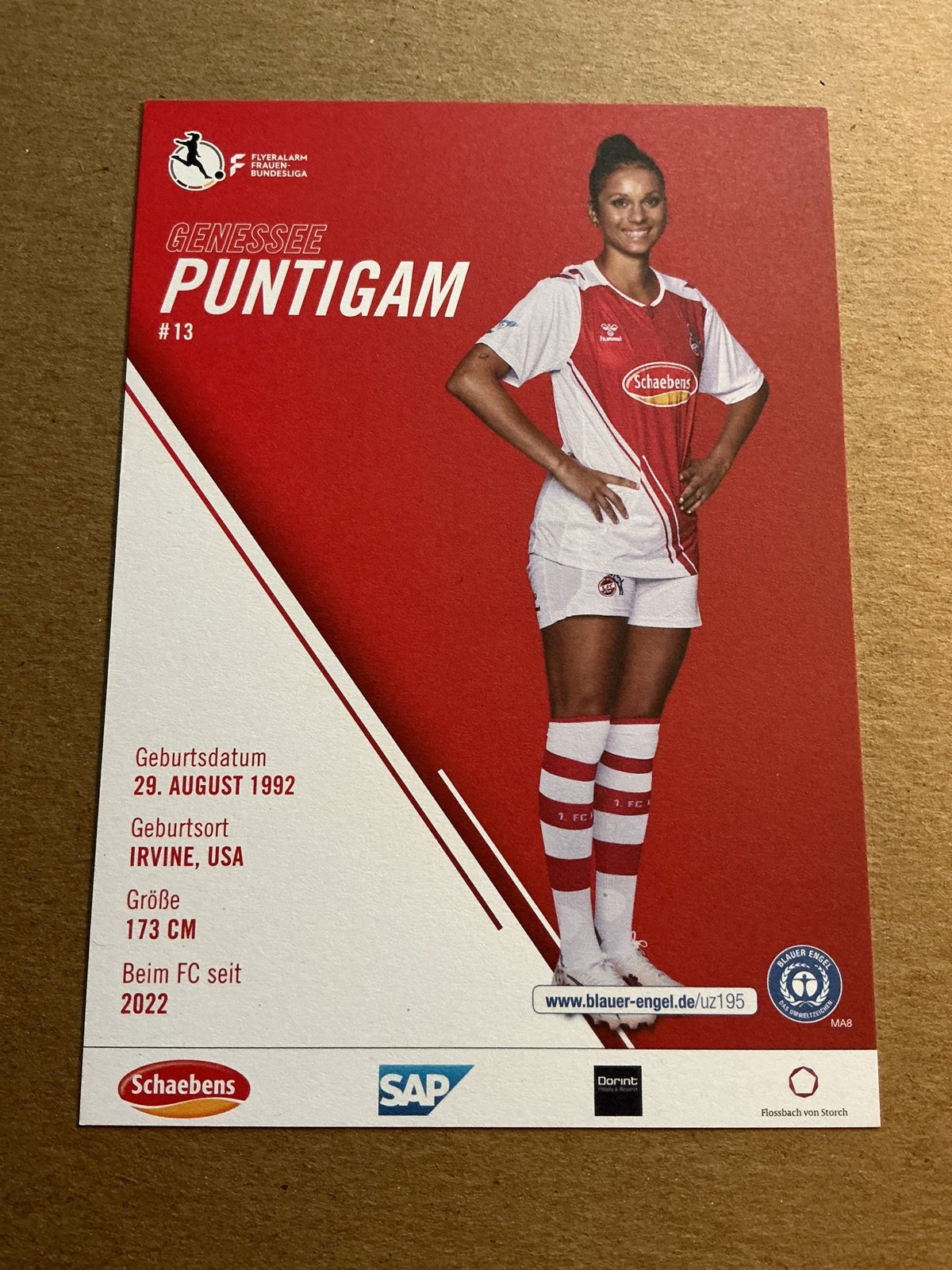 Genessee Puntigam, USA 🇺🇸 1.FC Köln 2022/23 hand signed - Autographs-World
