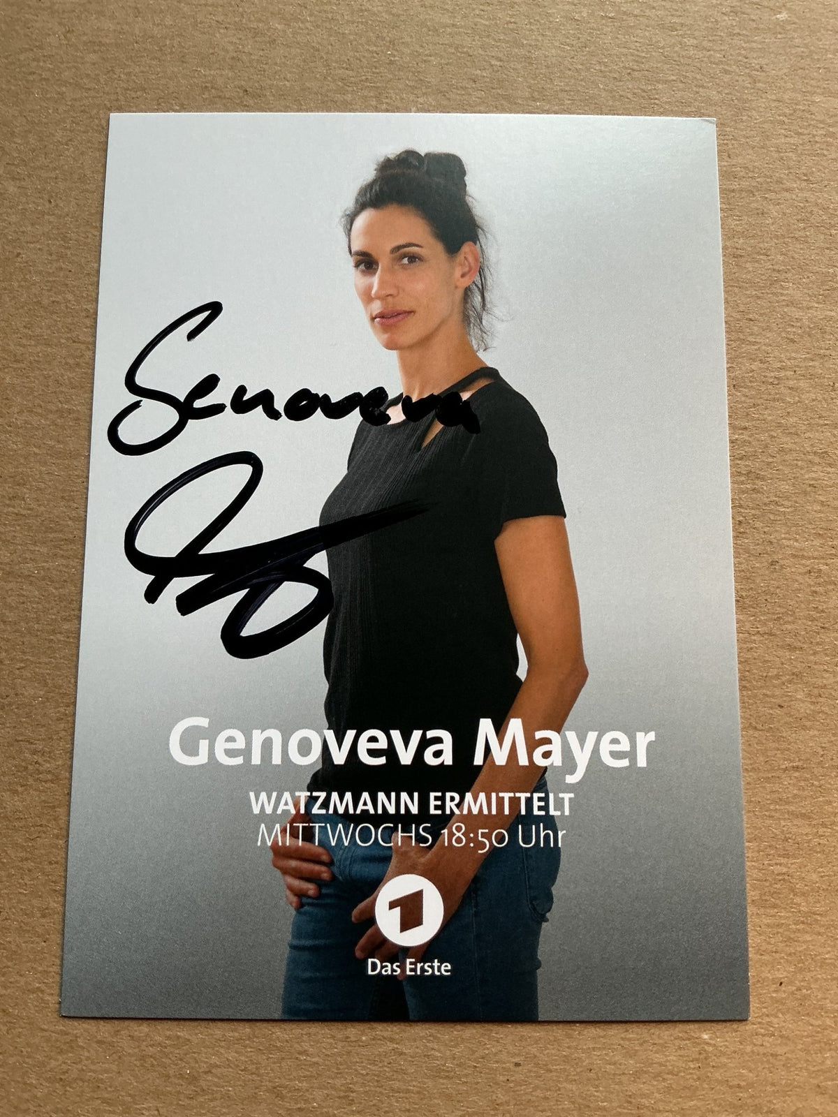 Genoveva Mayer, Germany 🇩🇪 Actress 2024 hand signed - Autographs-World