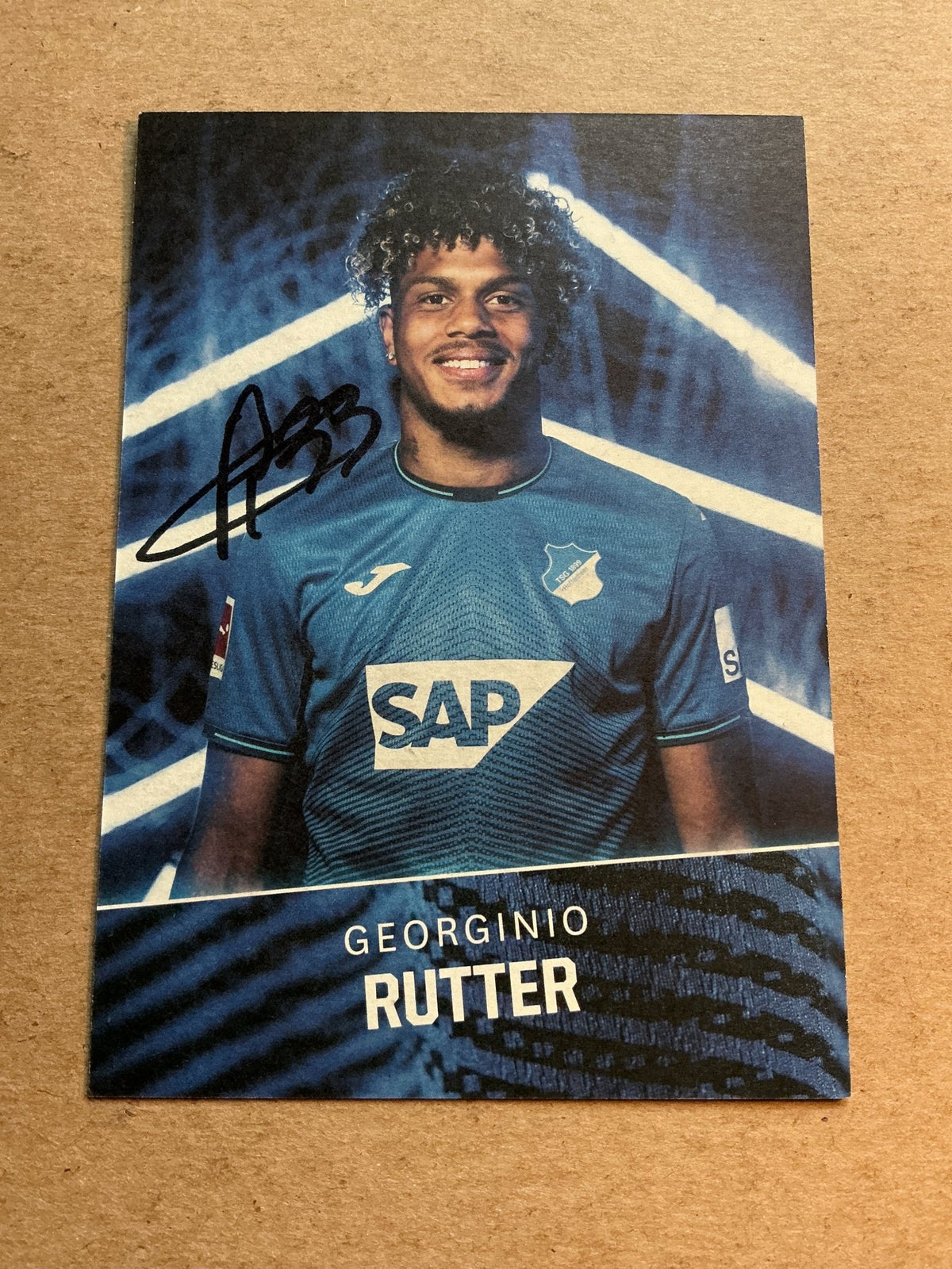 Georginio Rutter, France 🇫🇷 TSG 1899 Hoffenheim 2021/22 hand signed - Autographs-World
