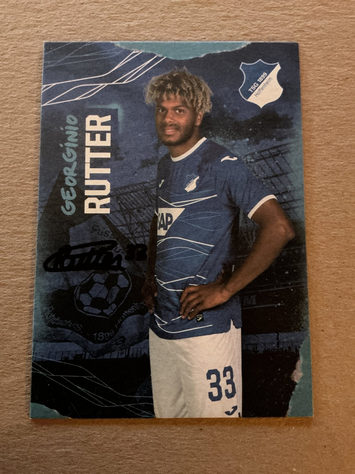 Georginio Rutter, France 🇫🇷 TSG 1899 Hoffenheim 2022/23 hand signed - Autographs-World