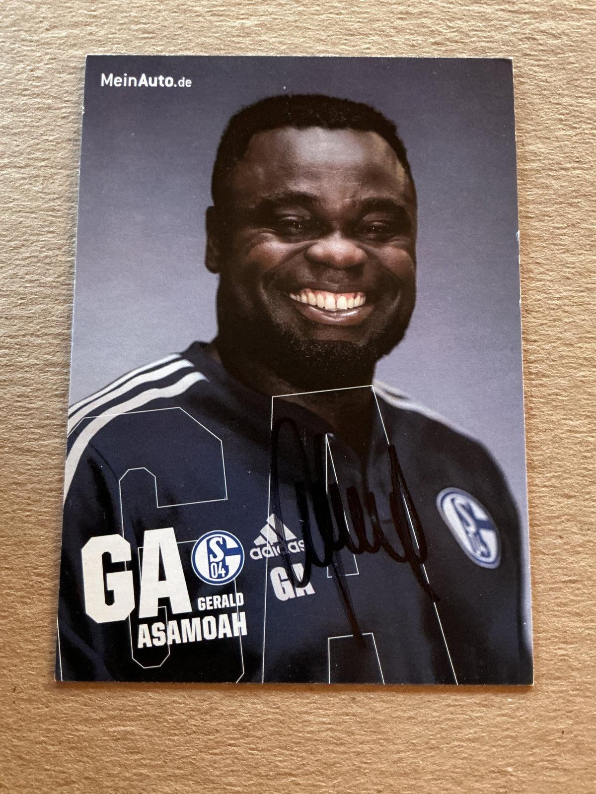 Gerald Asamoah, Germany 🇩🇪 FC Schalke 04 2022/23 hand signed - Autographs-World