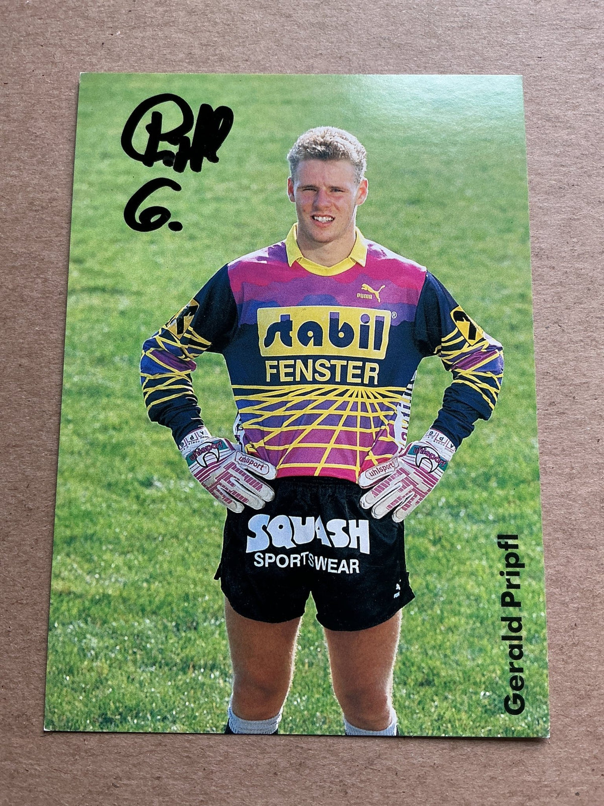 Gerald Pripfl, Austria 🇦🇹 SK Sturm Graz 1992/93 hand signed - Autographs-World