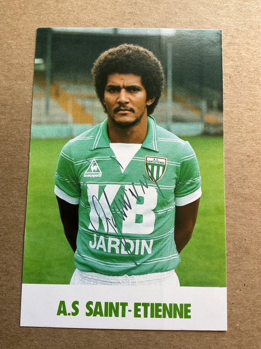 Gerard Janvion, France 🇫🇷 AS Saint-Etienne 1982/83 hand signed - Autographs-World
