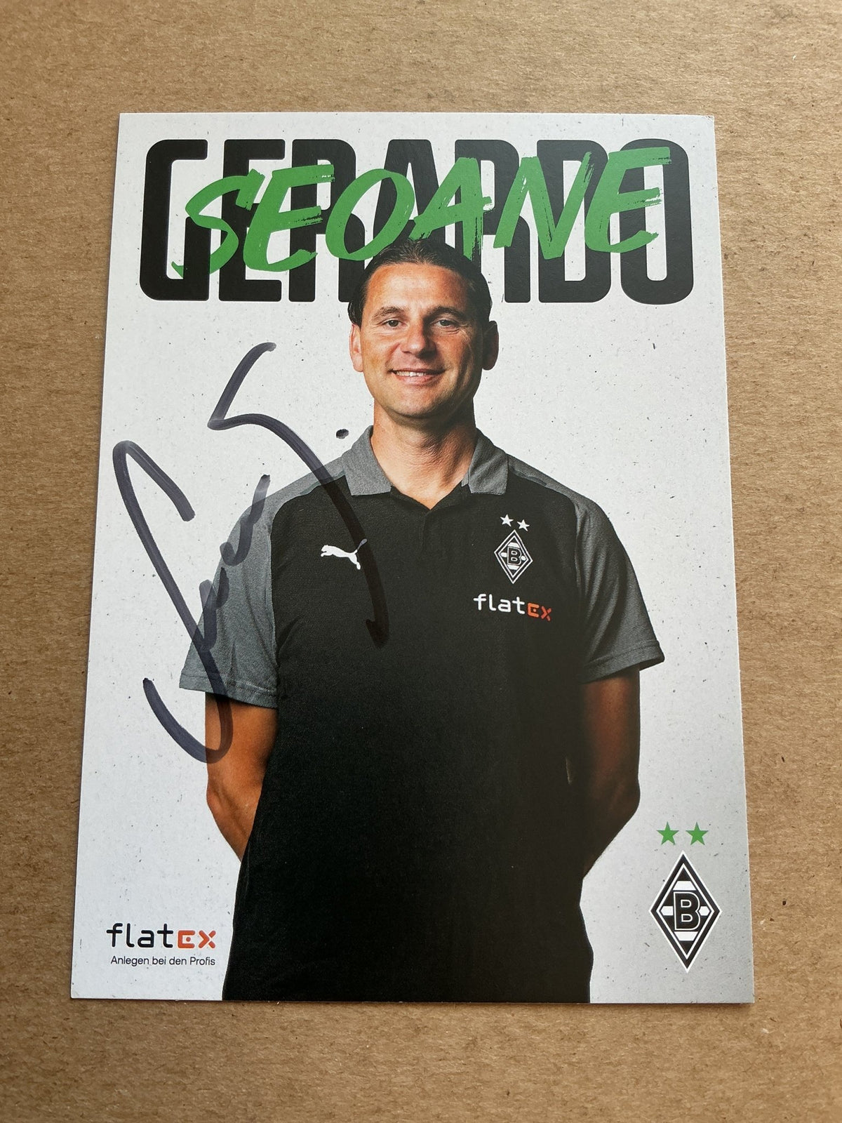 Gerardo Seoane, Switzerland 🇨🇭 Borussia Mönchengladbach 2023/24 hand signed - Autographs-World