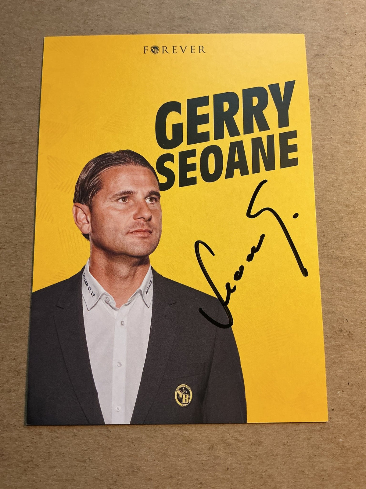 Gerardo Seoane, Switzerland 🇨🇭 BSC Young Boys 2020/21 hand signed - Autographs-World
