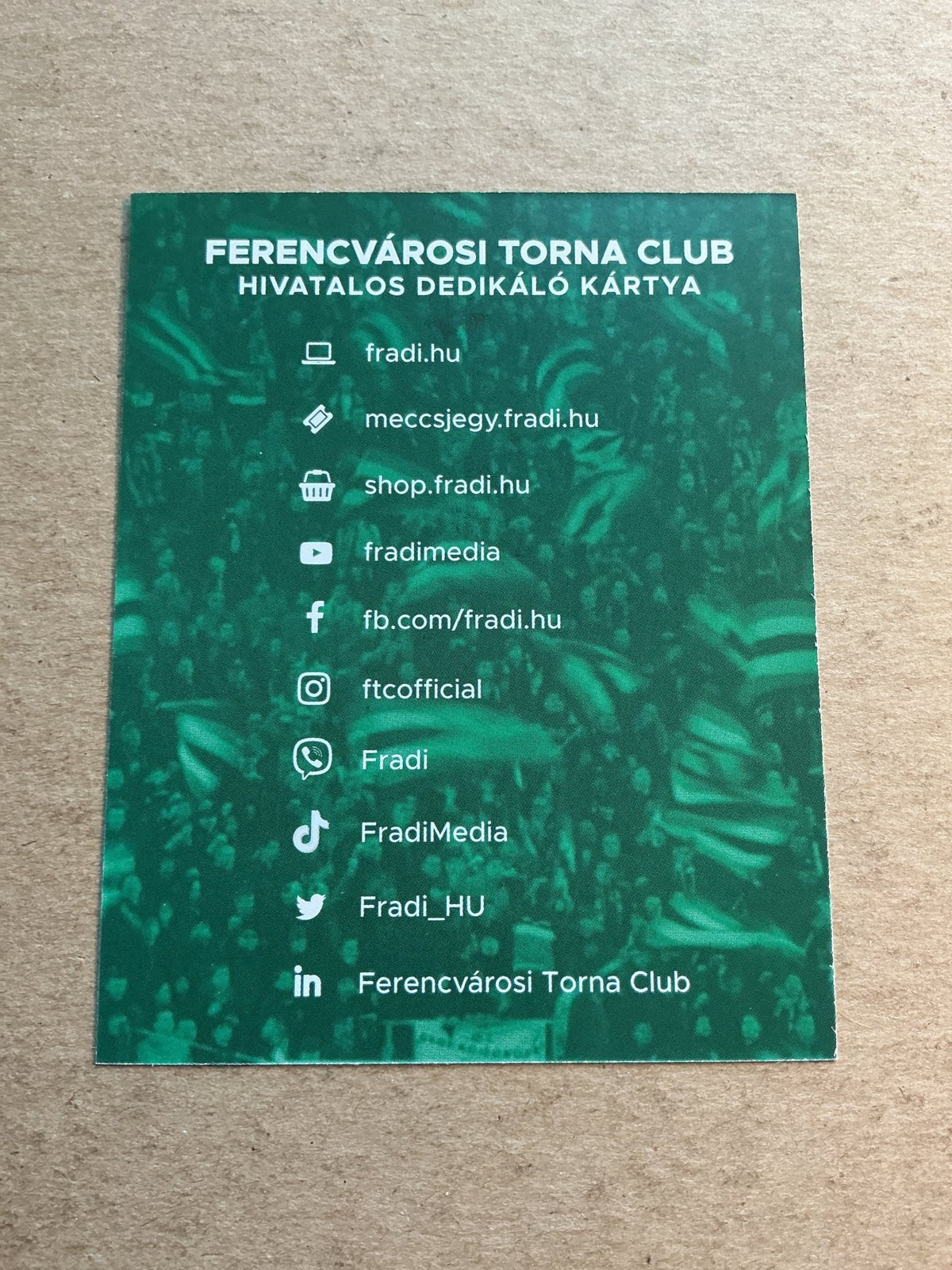 Gergö Szécsi, Hungary 🇭🇺 Ferencváros 2022/23 hand signed - Autographs-World