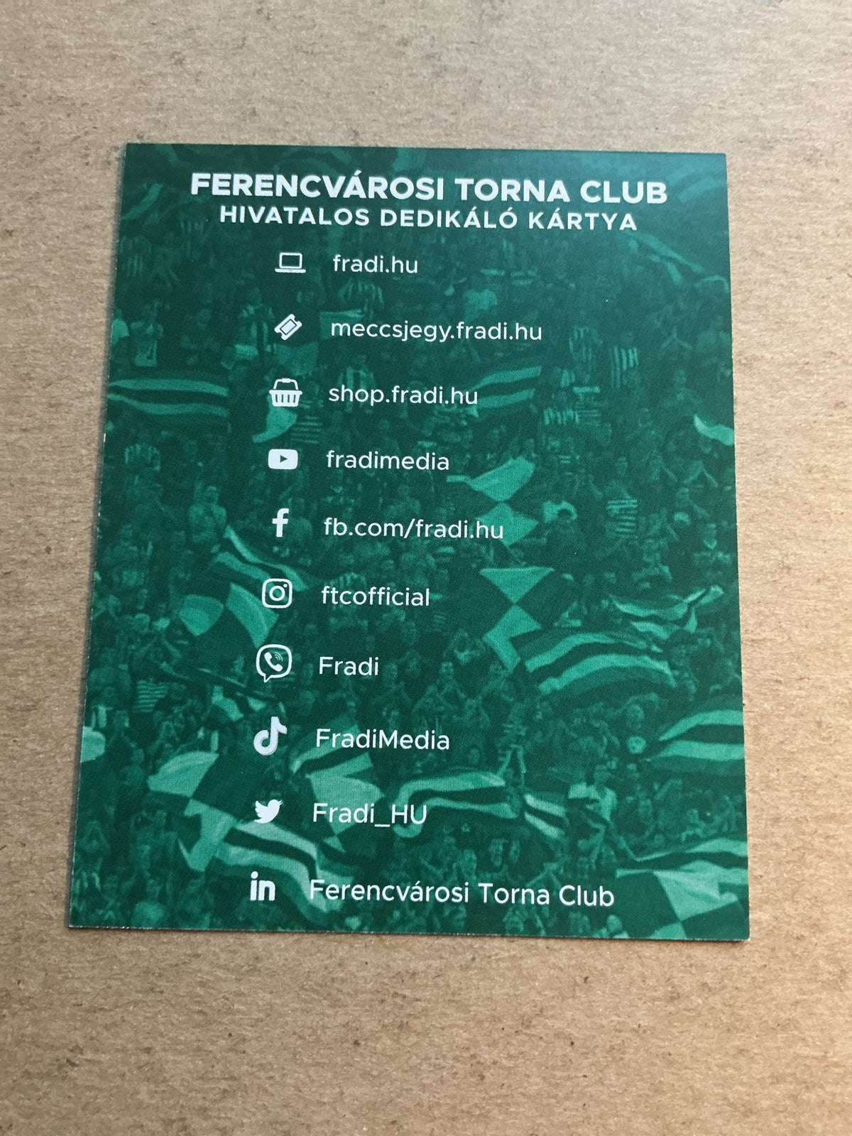 Gergö Szécsi, Hungary 🇭🇺 Ferencvaros TC 2021/22 hand signed - Autographs-World