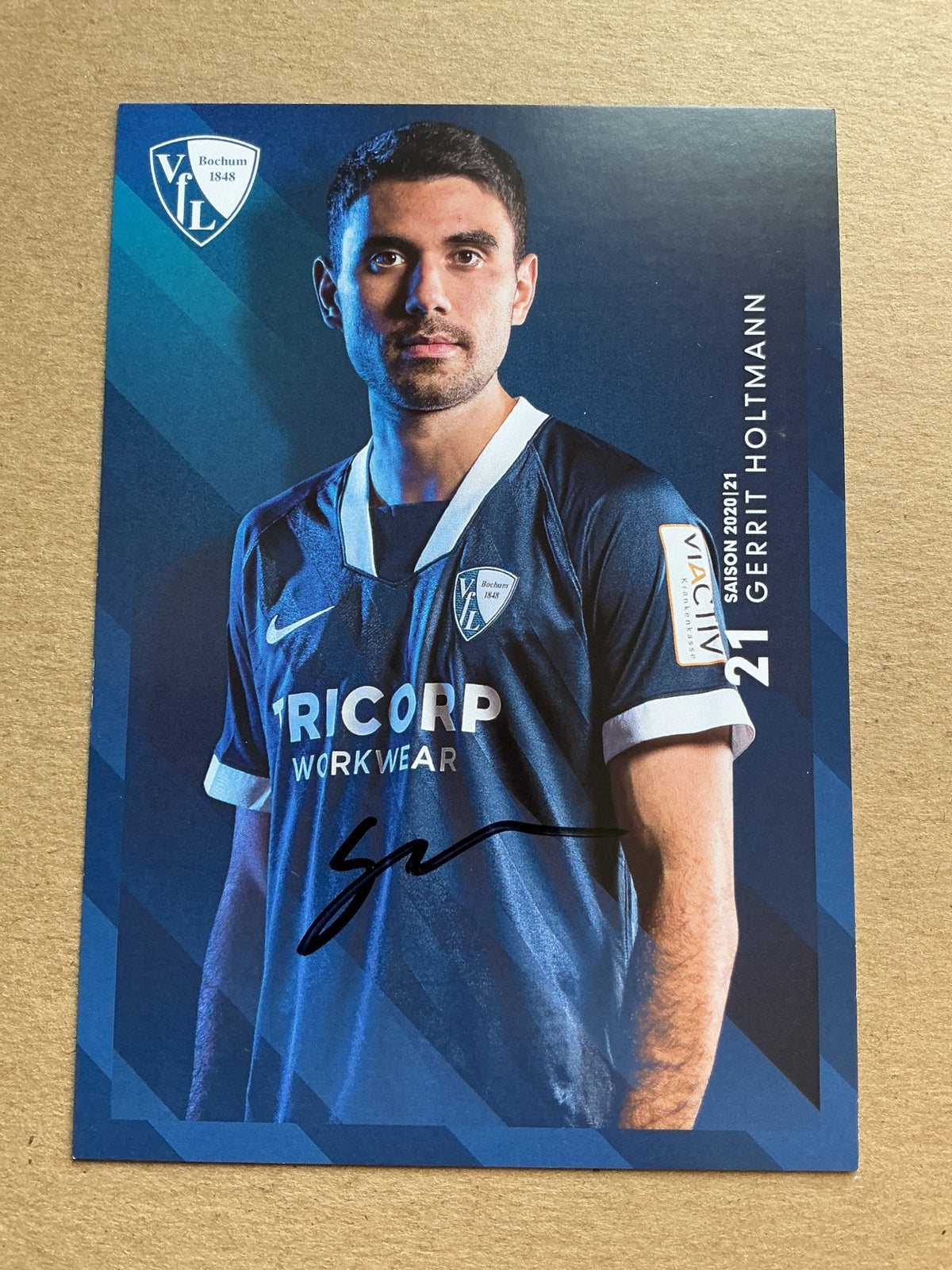 Gerrit Holtmann, Germany 🇩🇪 VfL Bochum 2020/21 hand signed - Autographs-World