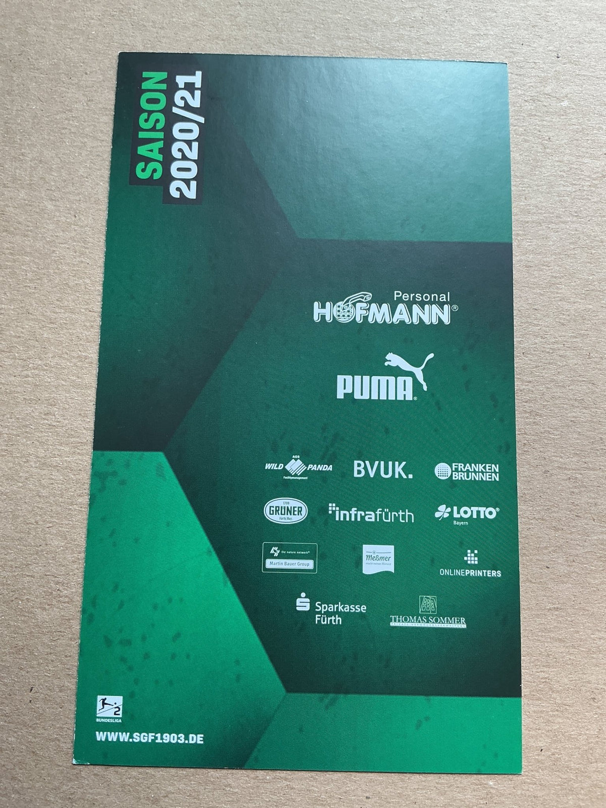 Gian-Luca Itter, Germany 🇩🇪 SpVgg Greuther Fürth 2020/21 hand signed - Autographs-World