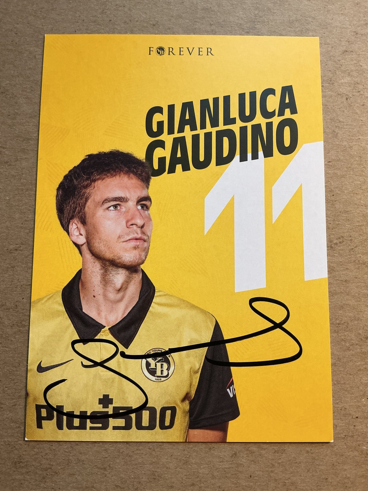 Gianluca Gaudino, Germany 🇩🇪 BSC Young Boys 2020/21 hand signed - Autographs-World