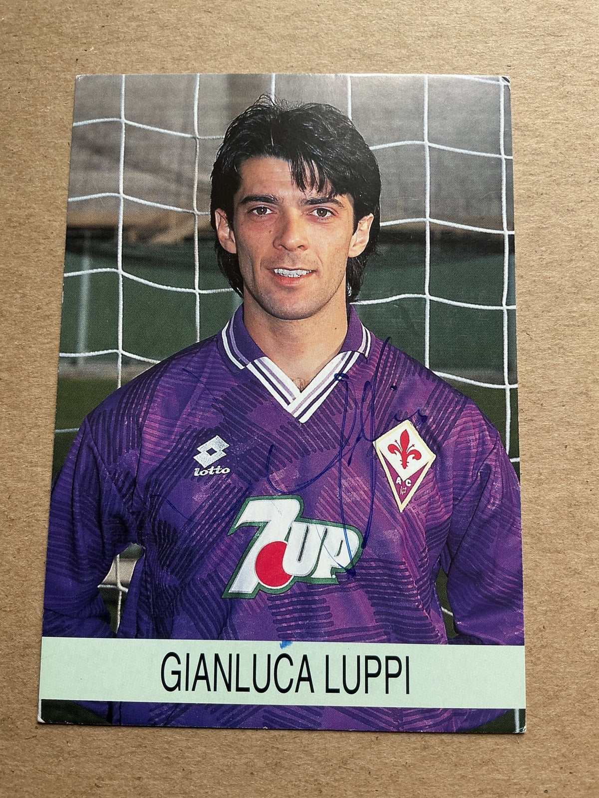Gianluca Luppi, Italy 🇮🇹 ACF Fiorentina 1992/93 hand signed - Autographs-World