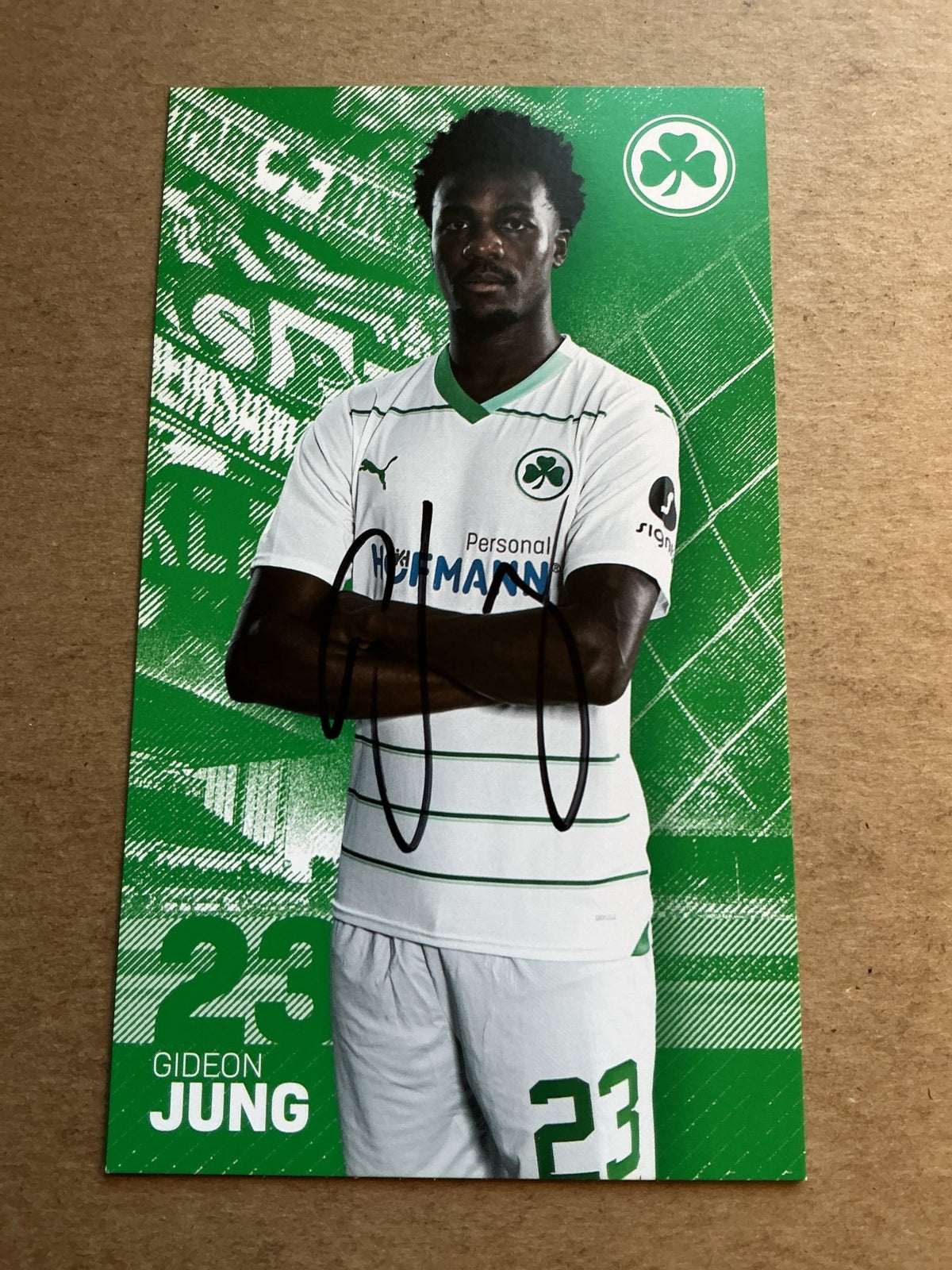 Gideon Jung, Germany 🇩🇪 SpVgg Greuther Fürth 2023/24 hand signed - Autographs-World