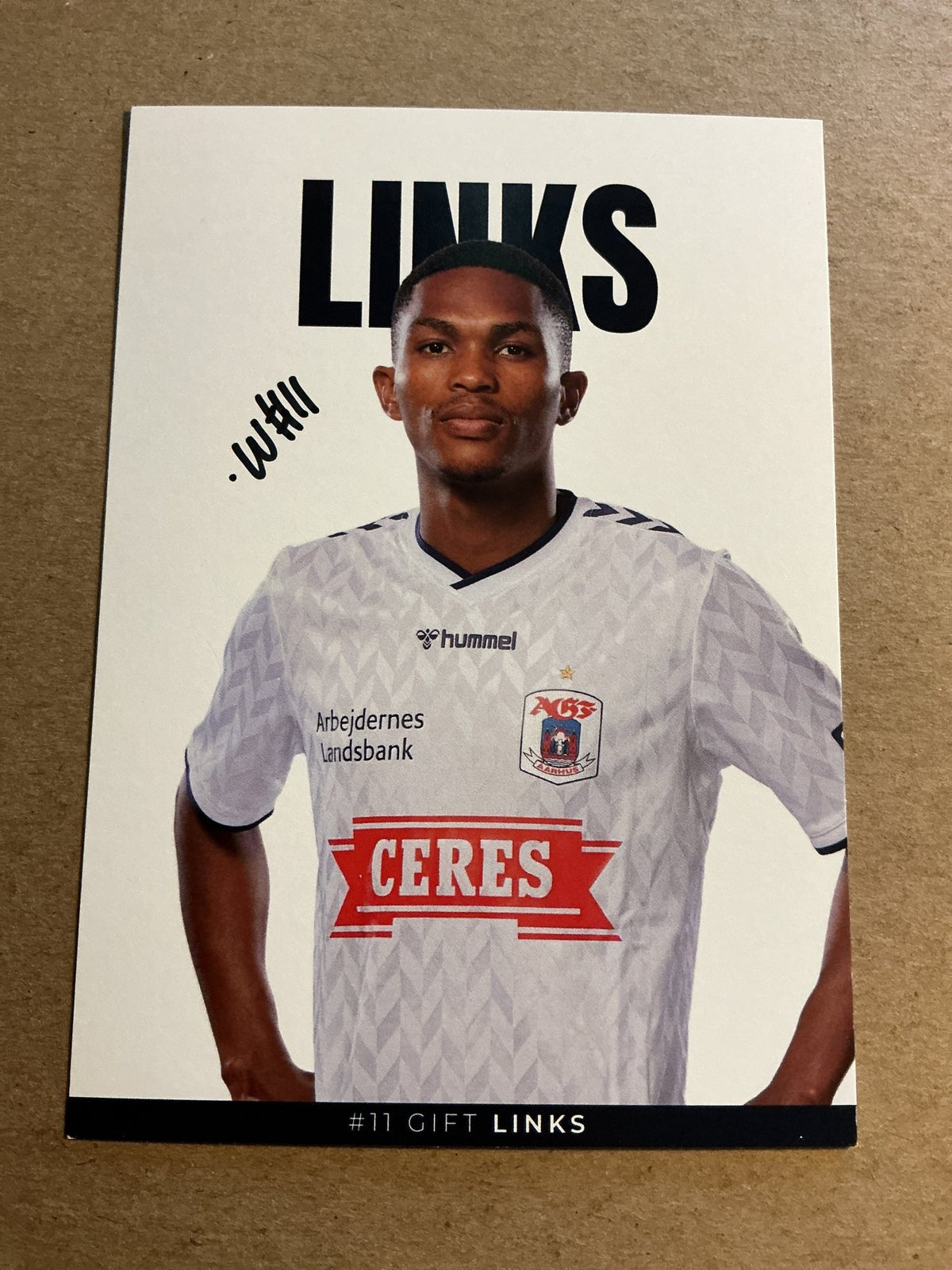 Gift Links, South Africa 🇿🇦 Aarhus GF 2023/24 hand signed - Autographs-World