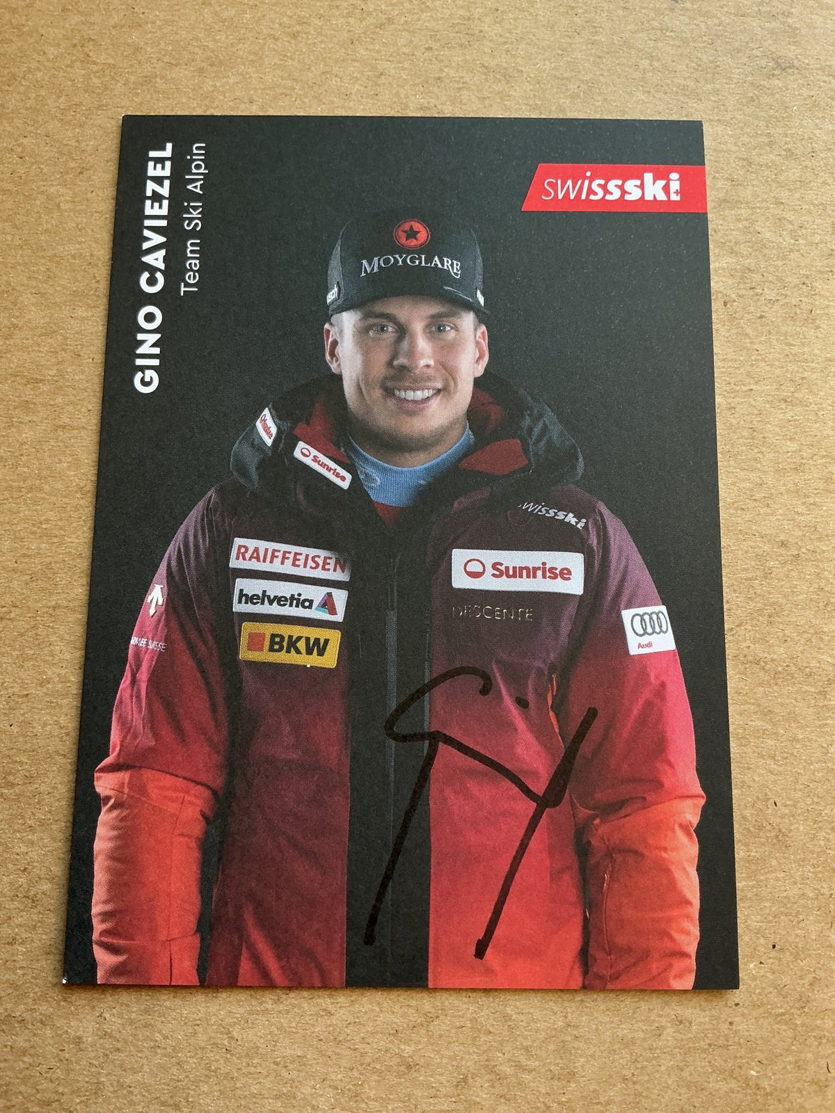 Gino Caviezel, Switzerland 🇨🇭Alpine Winter 2023/24 hand signed - Autographs-World