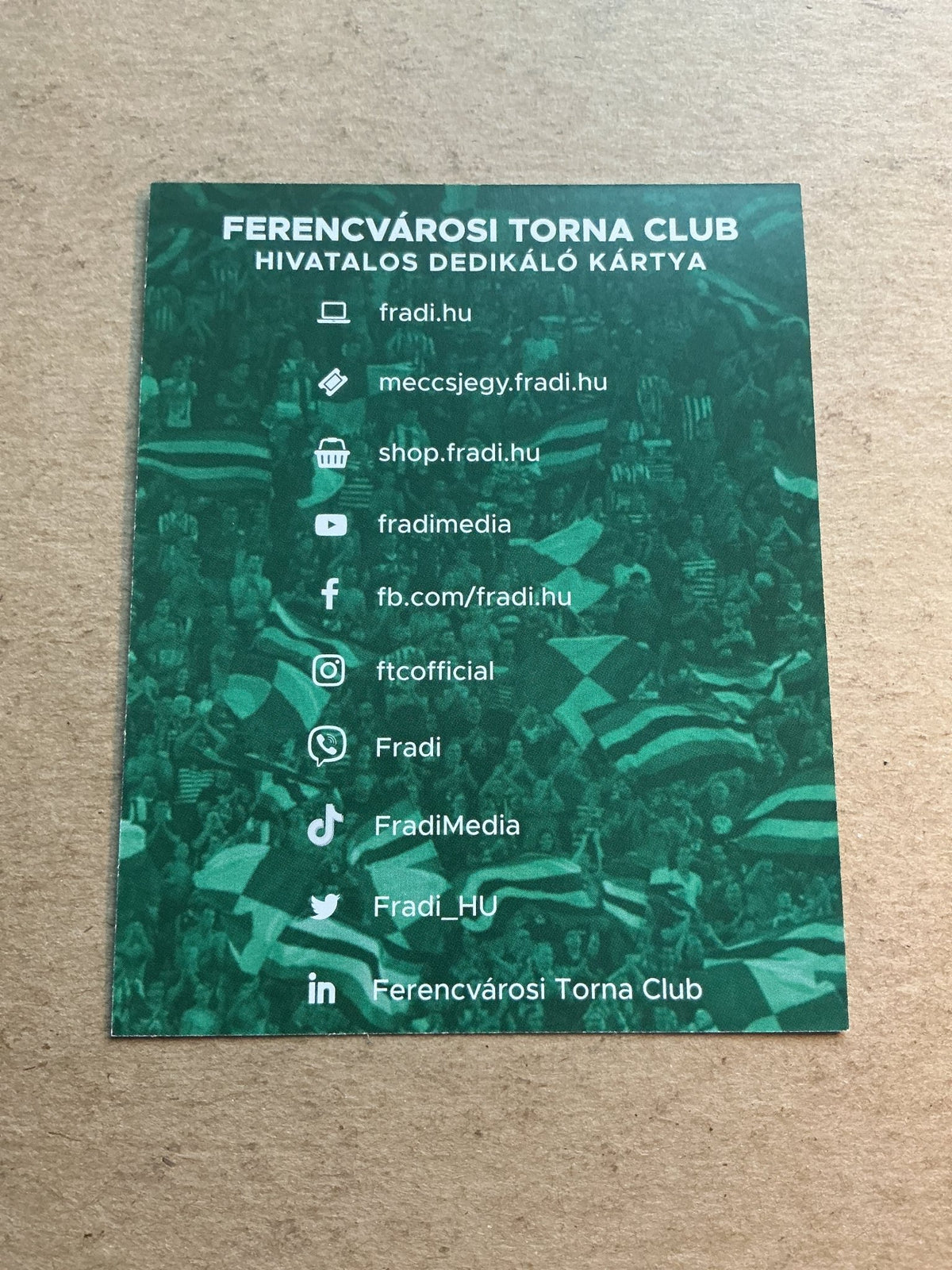 Giorgi Kharaishvili, Georgia 🇬🇪 Ferencvaros TC 2021/22 hand signed - Autographs-World