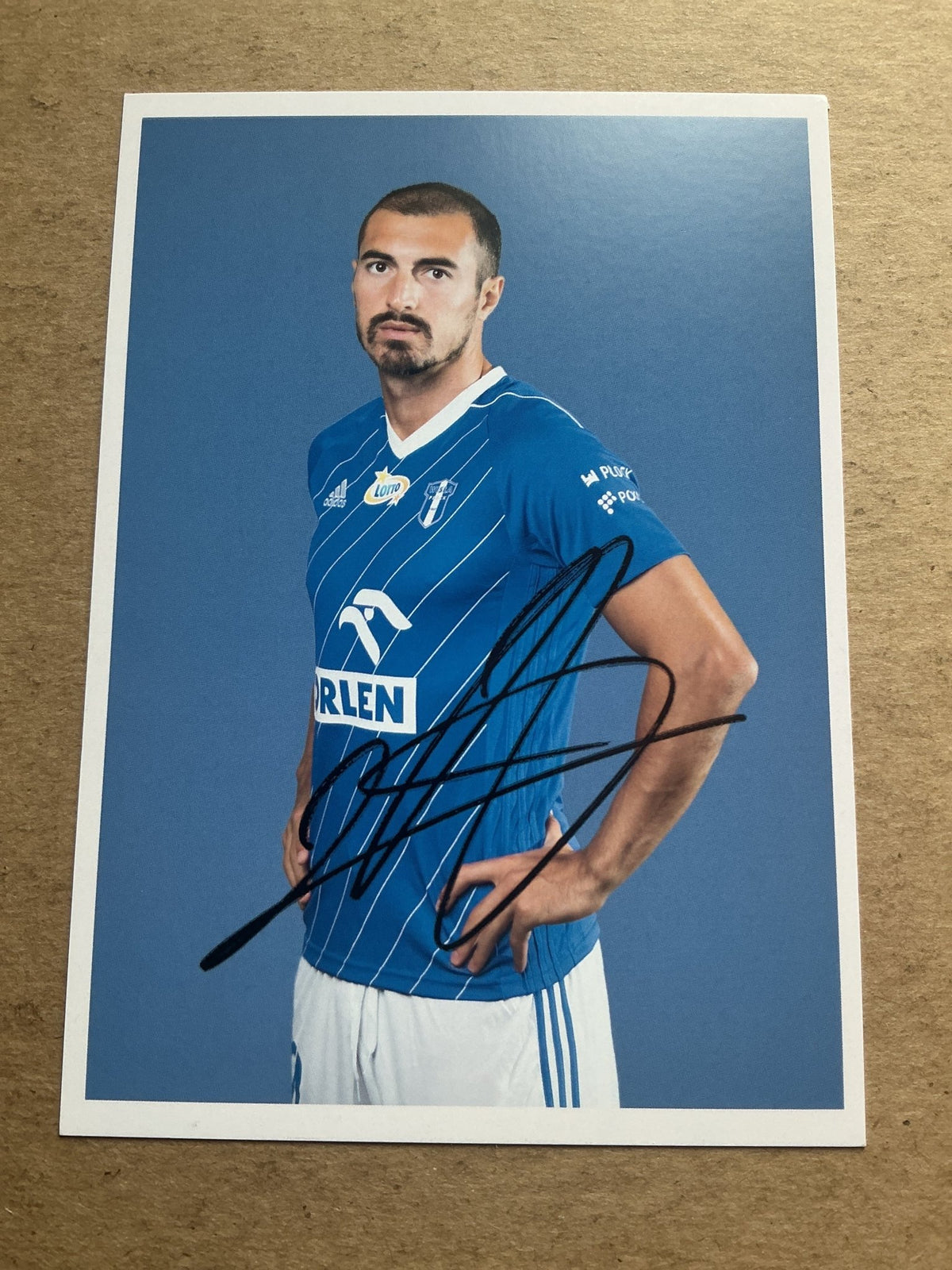 Giorgi Merebashvili, Georgia 🇬🇪 Wisła Płock 2020/21 hand signed - Autographs-World