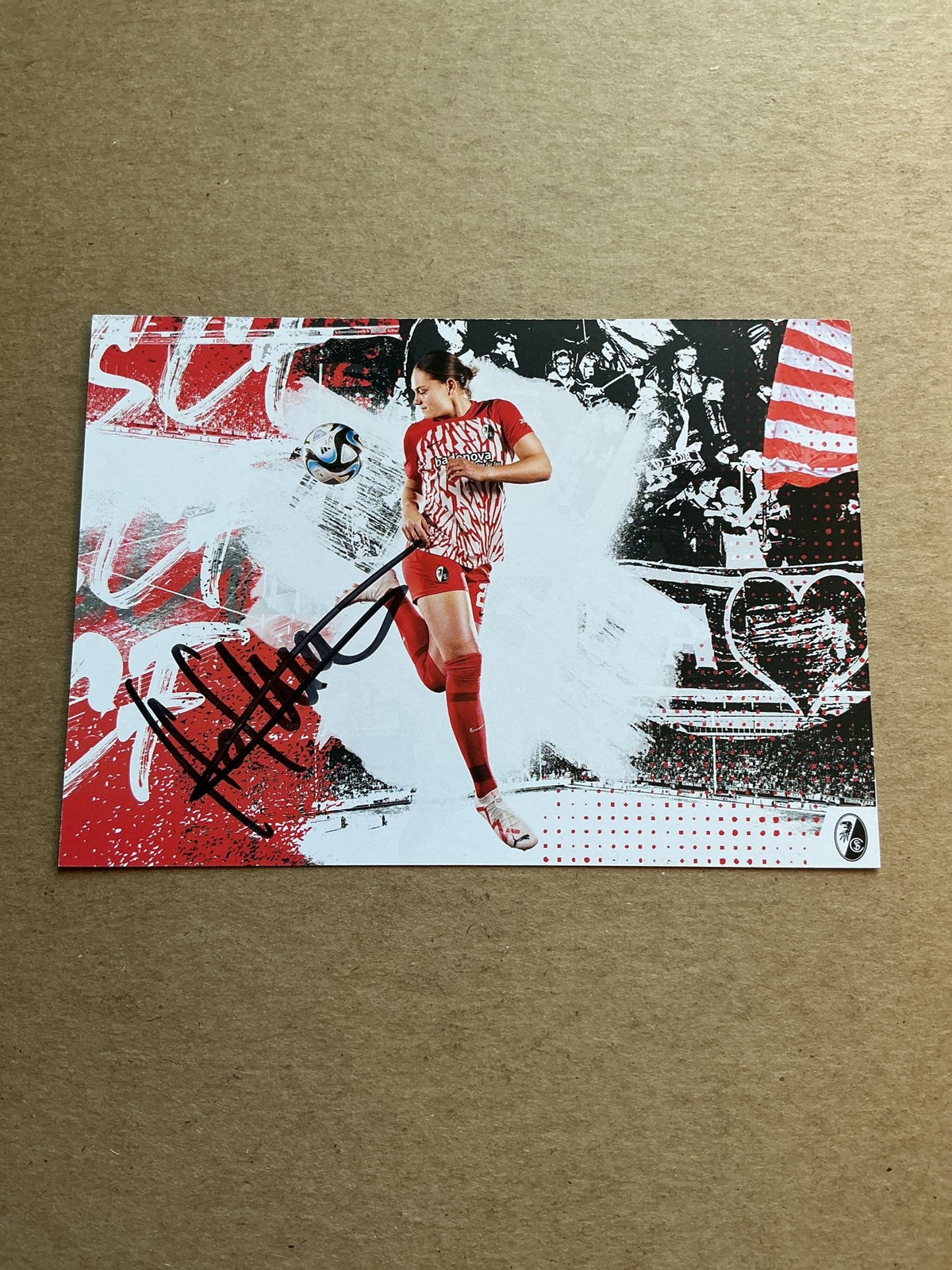 Giovanna Hoffmann, Germany 🇩🇪 SC Freiburg 2023/24 hand signed - Autographs-World