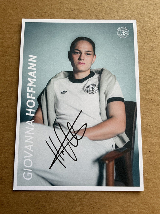 Giovanna Hoffmann, Germany 🇩🇪 Women’s Euro Cup 2025 hand signed - Autographs-World