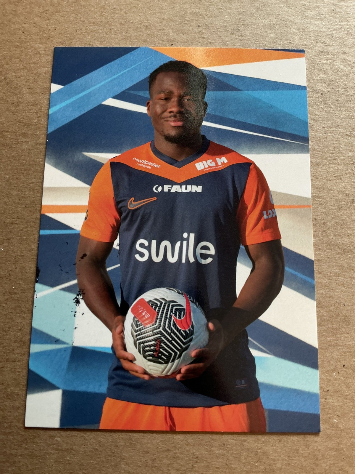 Glenn Ngosso, Cameroon 🇨🇲 Montpellier HSC 2024/25 hand signed - Autographs-World