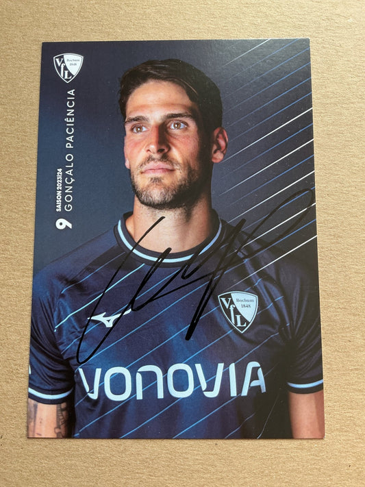 Goncalo Paciencia, Portugal 🇵🇹 VfL Bochum 2023/24 hand signed - Autographs-World