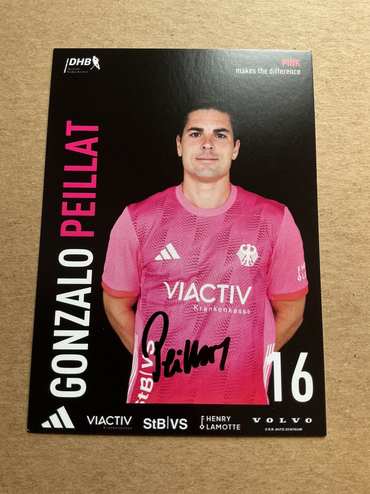 Gonzalo Peilat, Germany 🇩🇪 Field Hockey Sports 2025 hand signed - Autographs-World